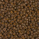 Miyuki rocailles Perlen 8/0 - Duracoat opaque cognac 8-4492
